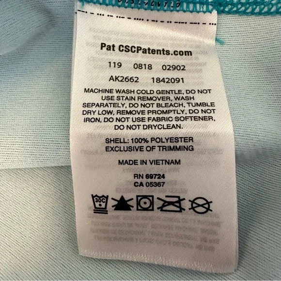 Columbia Women’s Long Sleeve Teal Blue Omni-Shade UV Protection Top Large - Picture 7 of 9